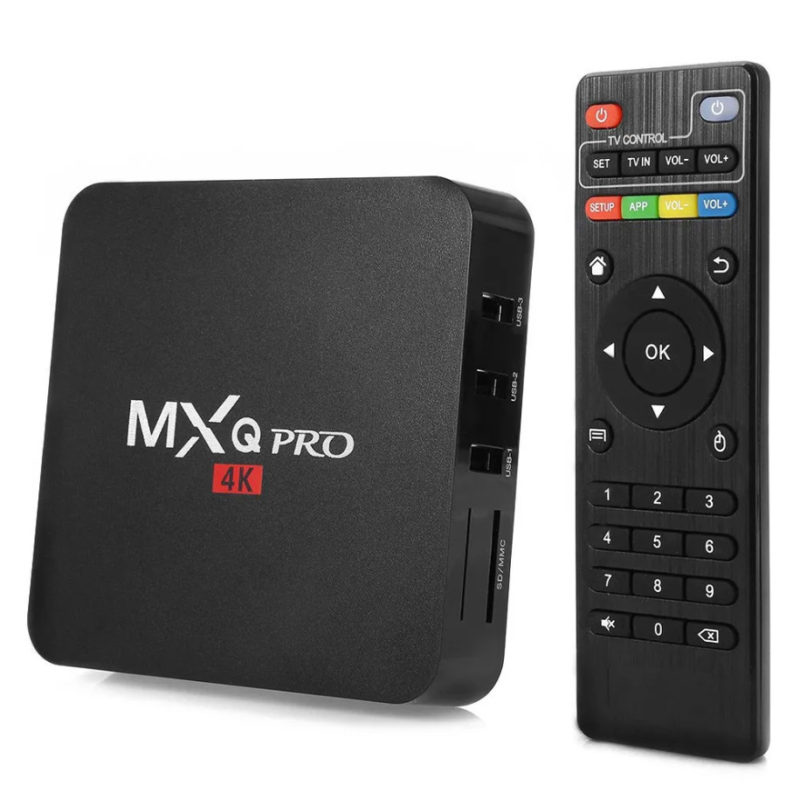 TV Box MXQ PRO 4K - 4GB/64GB + Mini Teclado Bluetooth GRÁTIS