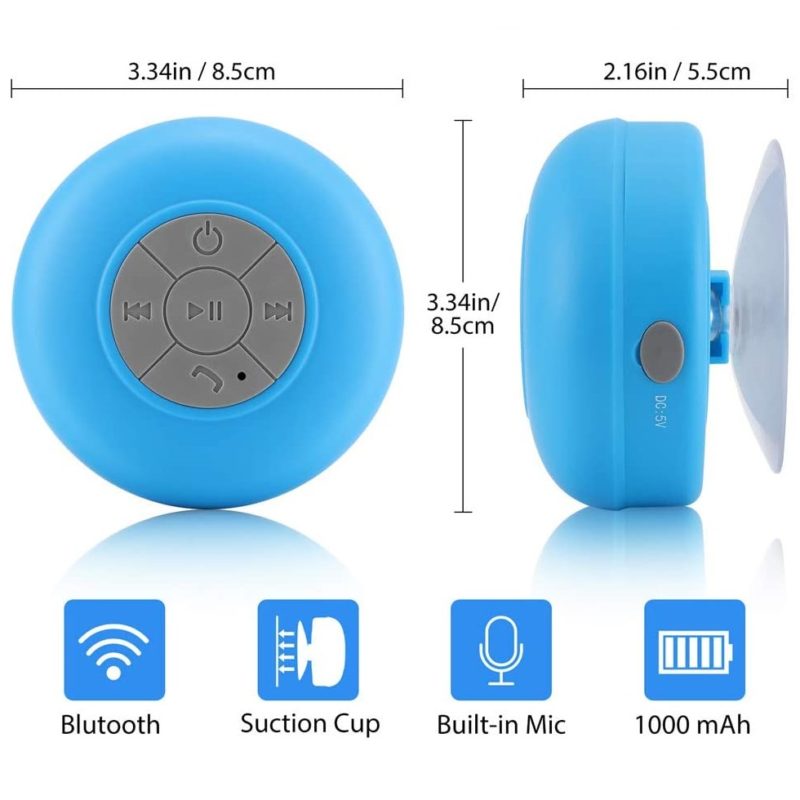 Mini Caixa de Som Bluetooth a Prova Dágua