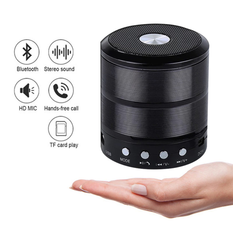 Mini Speaker Caixa de Som Bluetooth Portátil  WS-887 - Azul