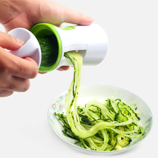 Ralador Fatiador Espiral Legumes 3x1 - Espaguete Vegano Fit