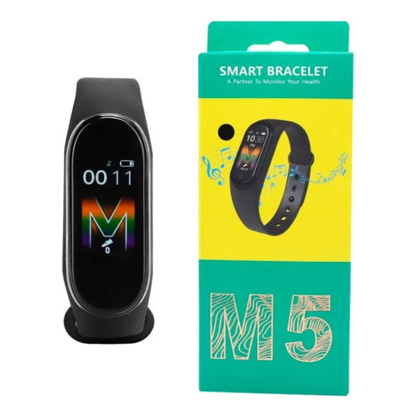 Smartwatch Relógio Inteligente Smartband M5 Faz Medições e Atende Ligação