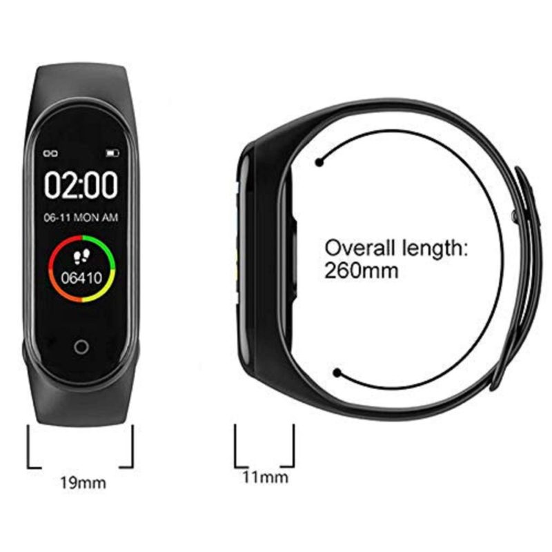 Smartwatch Relógio Inteligente Smartband M5 Pressão Arterial e Batimentos