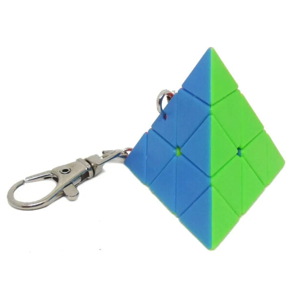 Cubo Mágico Chaveiro Pirâmide Fidget Lembrancinha