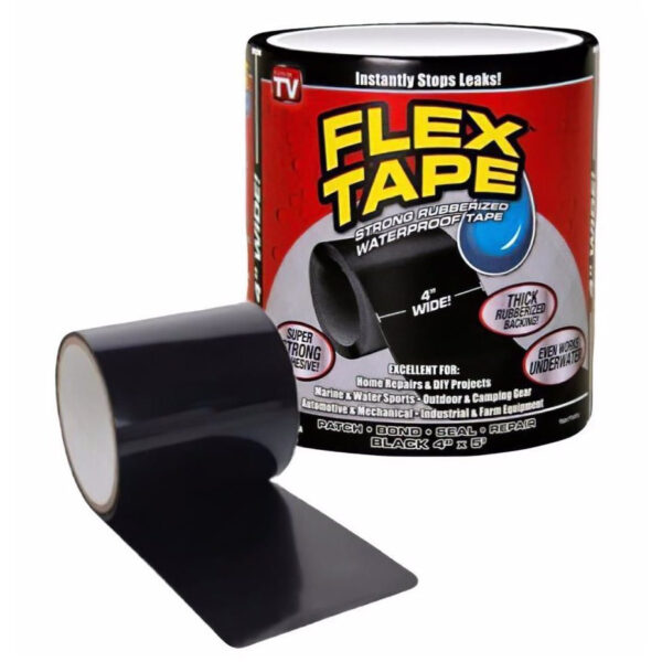Fita Adesiva Para Reparos Flex Tape Black - Atacado