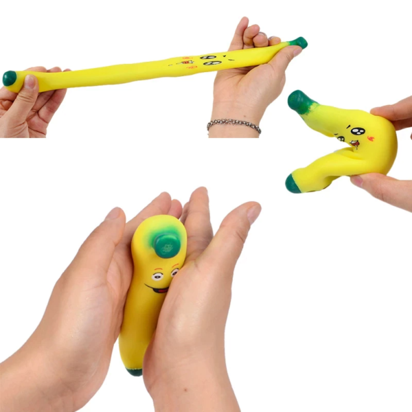 Banana Squishy De Apertar e Modelar Fidget Toys