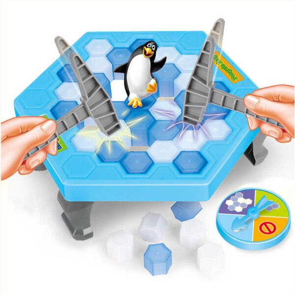 Jogo Infantil Pinguim Numa Fria Quebra Gelos Tabuleiro